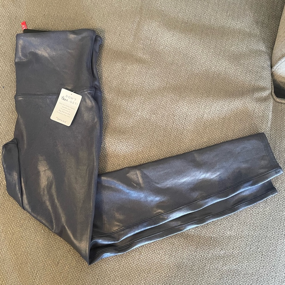 Spanx faux leather leggings